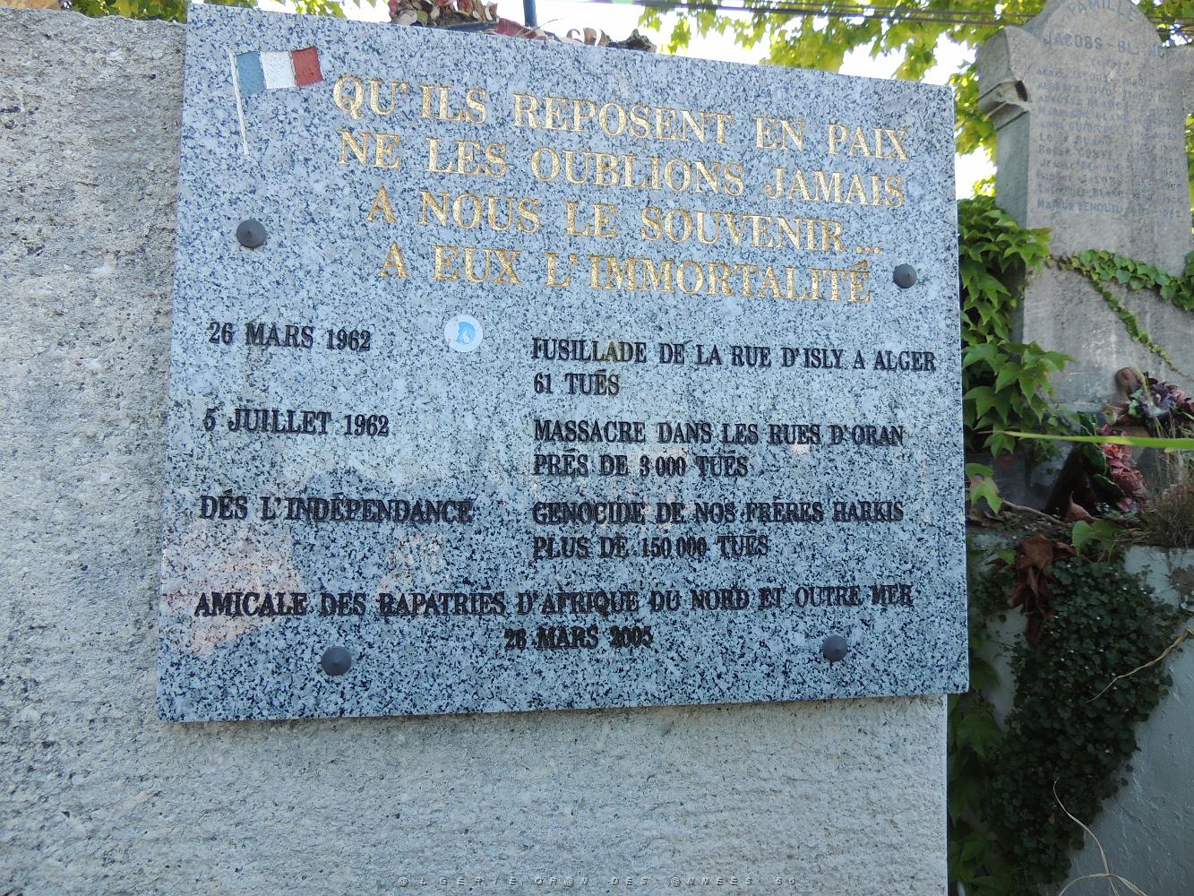 2020 07 05 TOULON HOMMAGE AUX VICTIMES DU 5 07 1962 D ORAN ET DU 26 03 1962 D ALGER (3).JPG -           